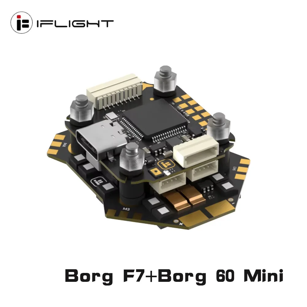 Fpv Flight Controller F7 Stack 60A - iFlight Borg Mini F7 Flight Controller
