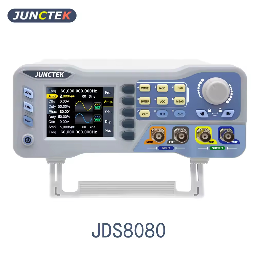Function Arbitrary Waveform Generator - JDS8080 JUNCTEK 80MHz Dual Channel Signal