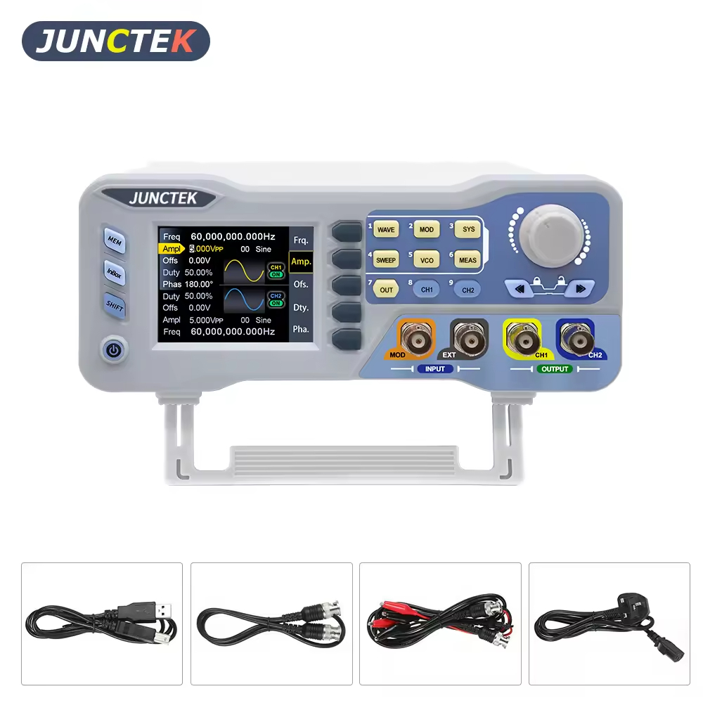 JDS8080 JUNCTEK 80MHz Dual Cha - Function Arbitrary Waveform Generator ulasan dan harga